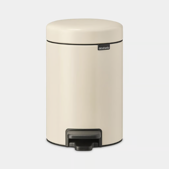 BRABANTIA NEWICON PEDAL BIN 3LTR SOFT BEIGE